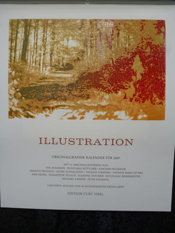 Illustration - Originalgraphik-Kalender für 2007